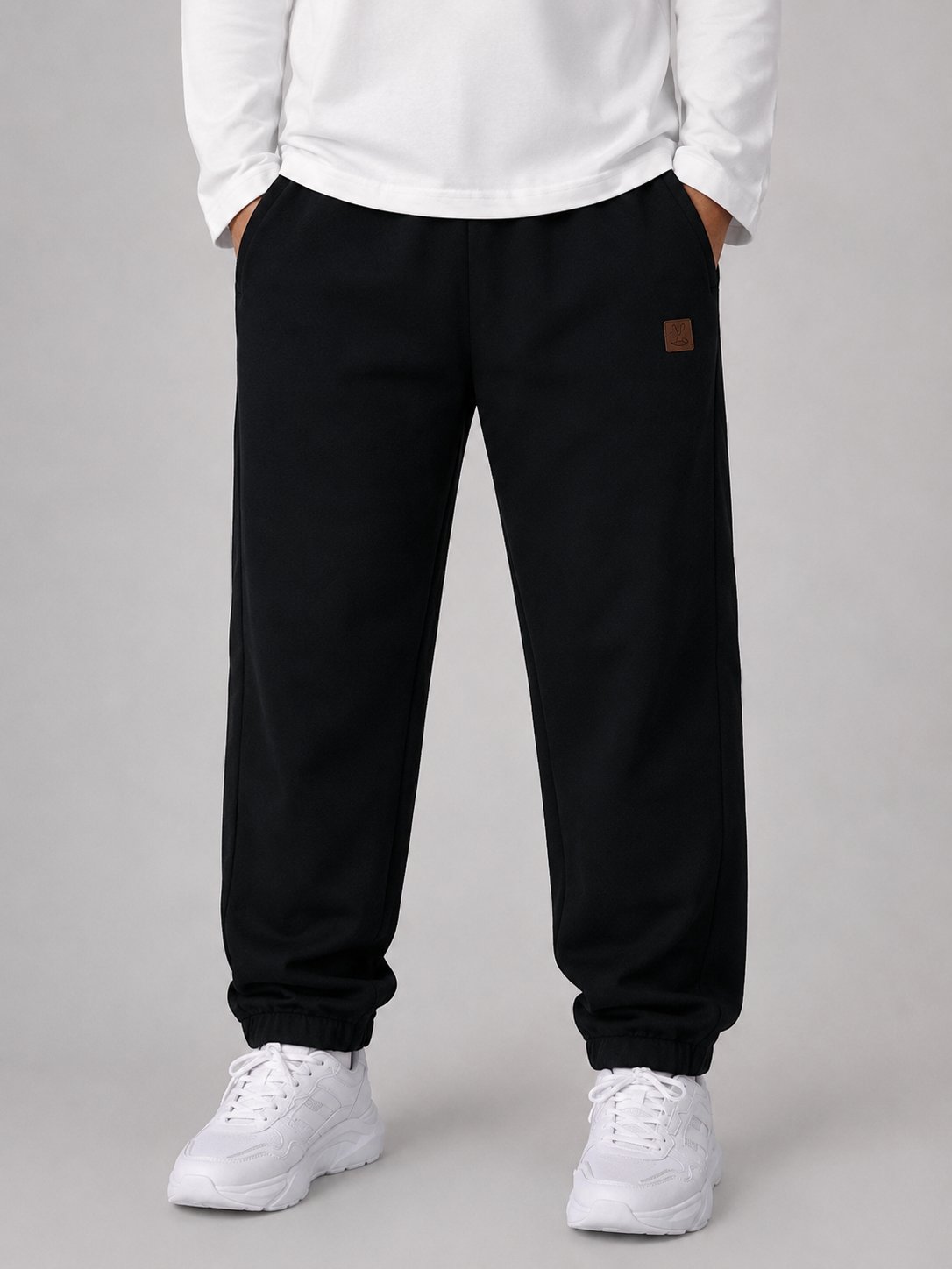 Men's Classic Black Jogger Pants