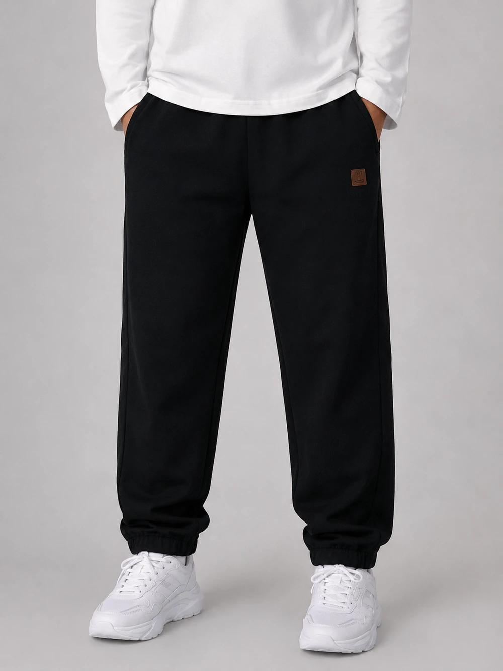 Men's Classic Black Jogger Pants